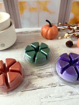 Fall Pie Shaped Colored Soy Wax Melts