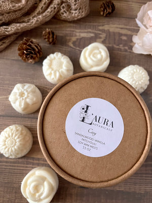 Aromatherapy Natural Soy Wax Flower Shaped Melts