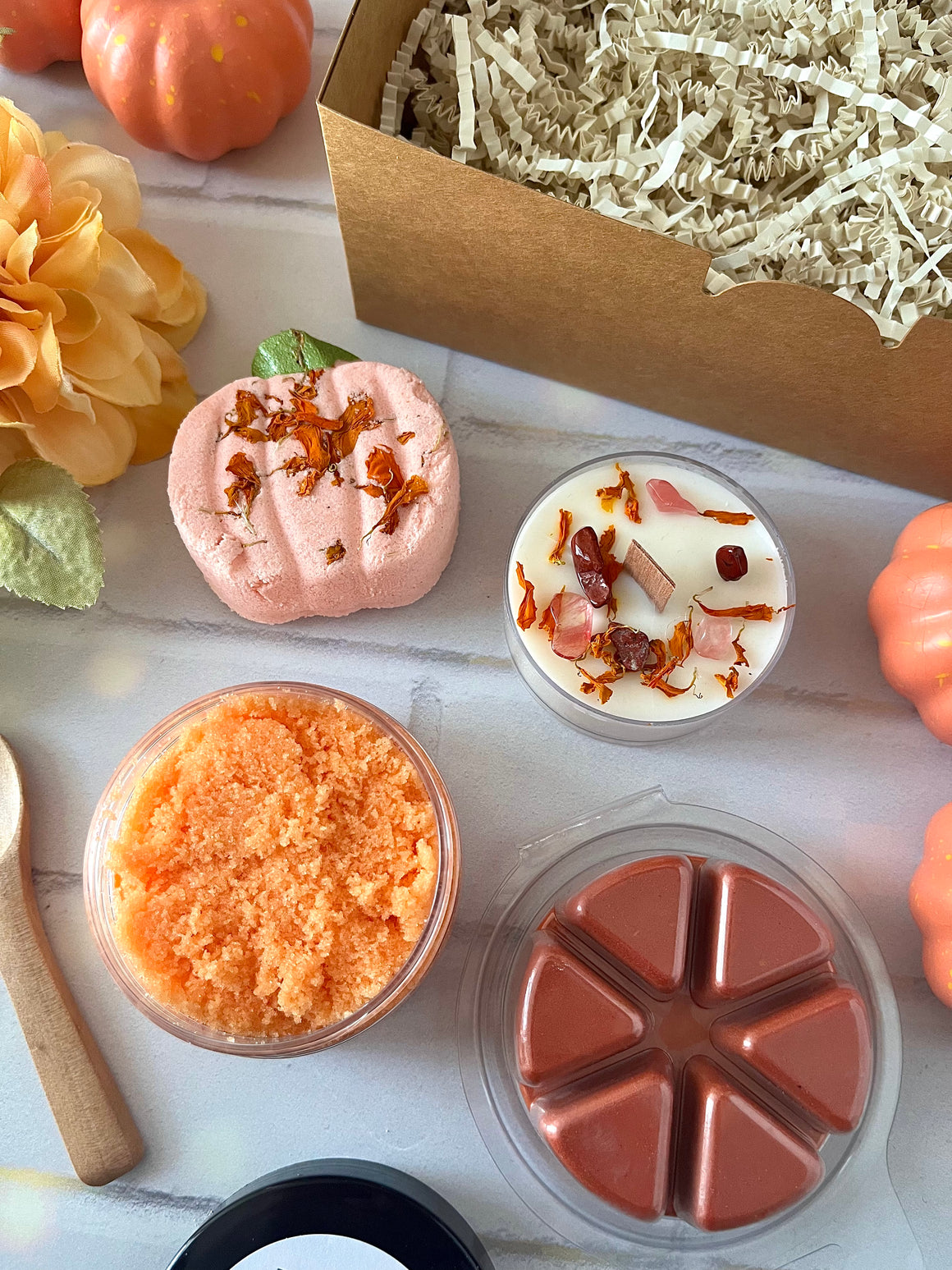 Pumpkin Autumn Aromatherapy Spa Gift Box