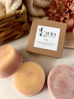 Cozy Shea Butter Cocoa Butter Aromatherapy Soap Bar