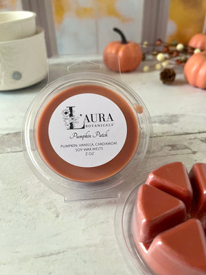 Fall Pie Shaped Colored Soy Wax Melts