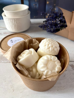 Aromatherapy Natural Soy Wax Flower Shaped Melts