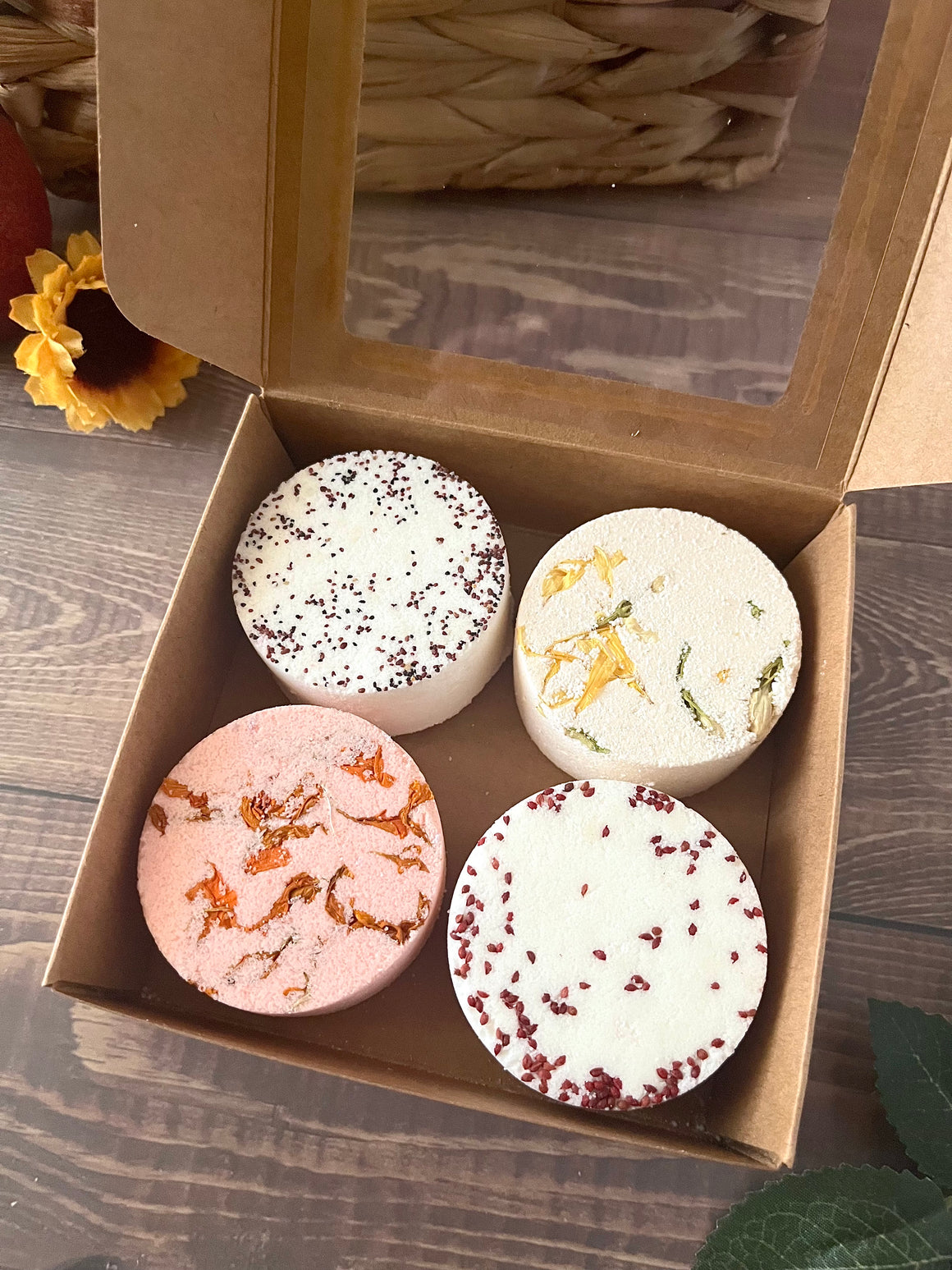 Aromatherapy Botanical 2 oz Bath Bombs Set of 4