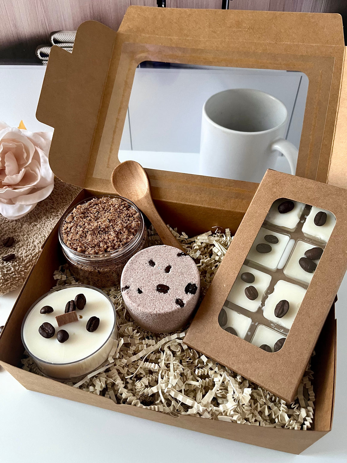 Coffee Lover Home Spa Gift Box