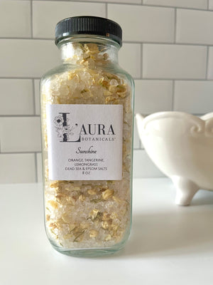 Aromatherapy Bath Salts Jar - 8 oz