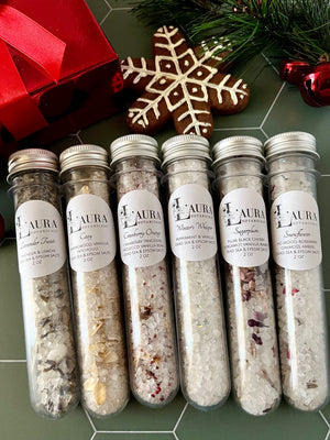 Spa Bath Salt Soak Tubes - Set of 6