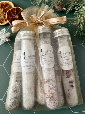 Spa Bath Salt Soak Tubes - Set of 6