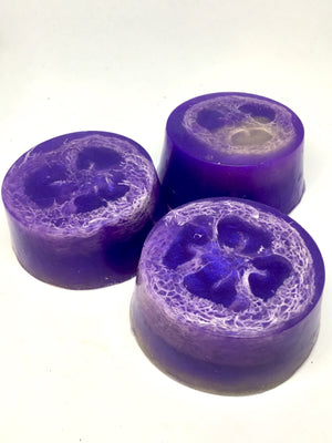 Lavender With A Twist Glycerin Loofah Soap