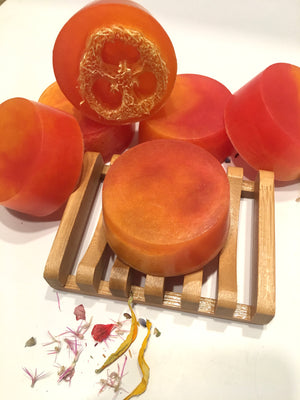 Clementine Glycerin Loofah Soap
